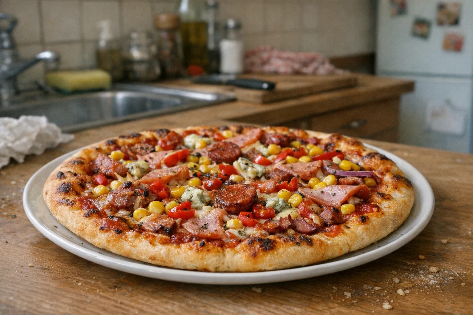 Pizza ca la pizzerie