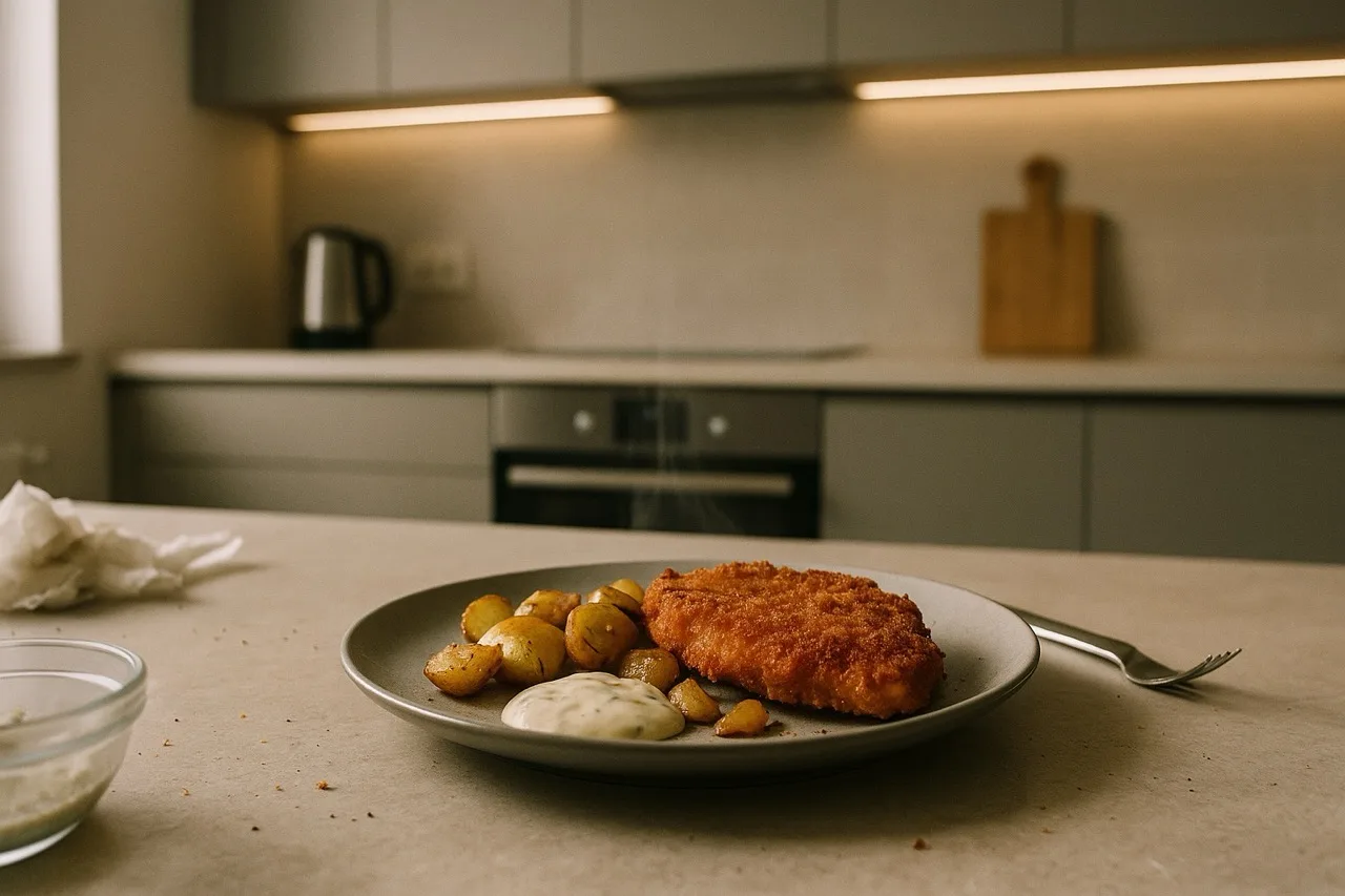 Șnițele de pui cu sos tartar