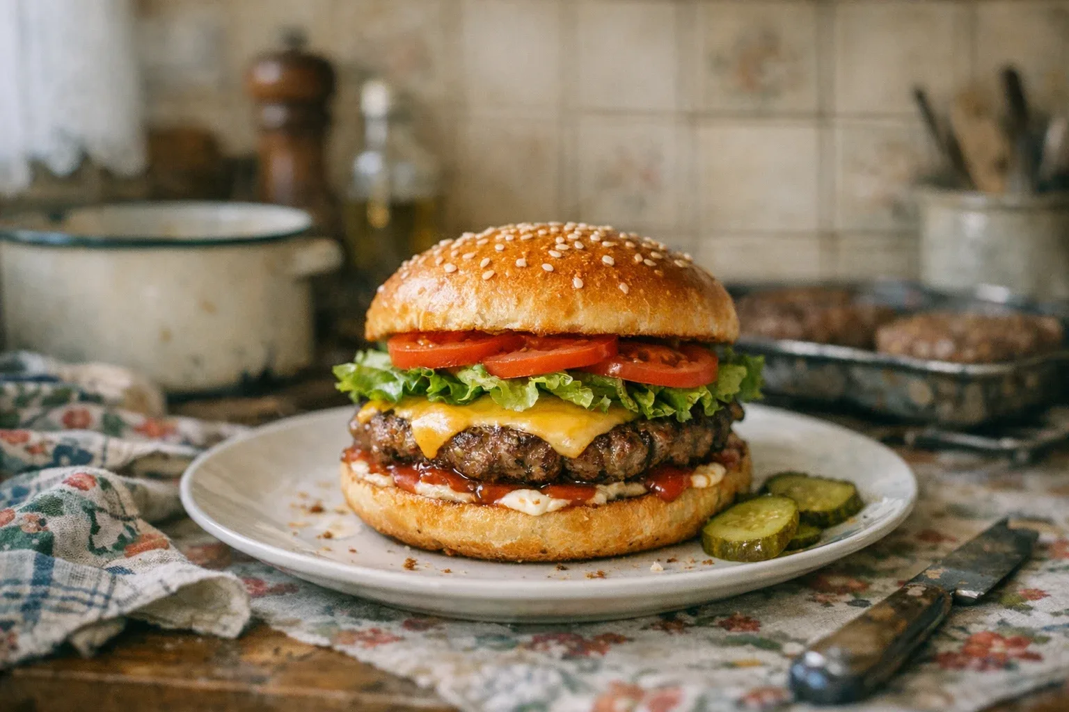 Hamburger de casă