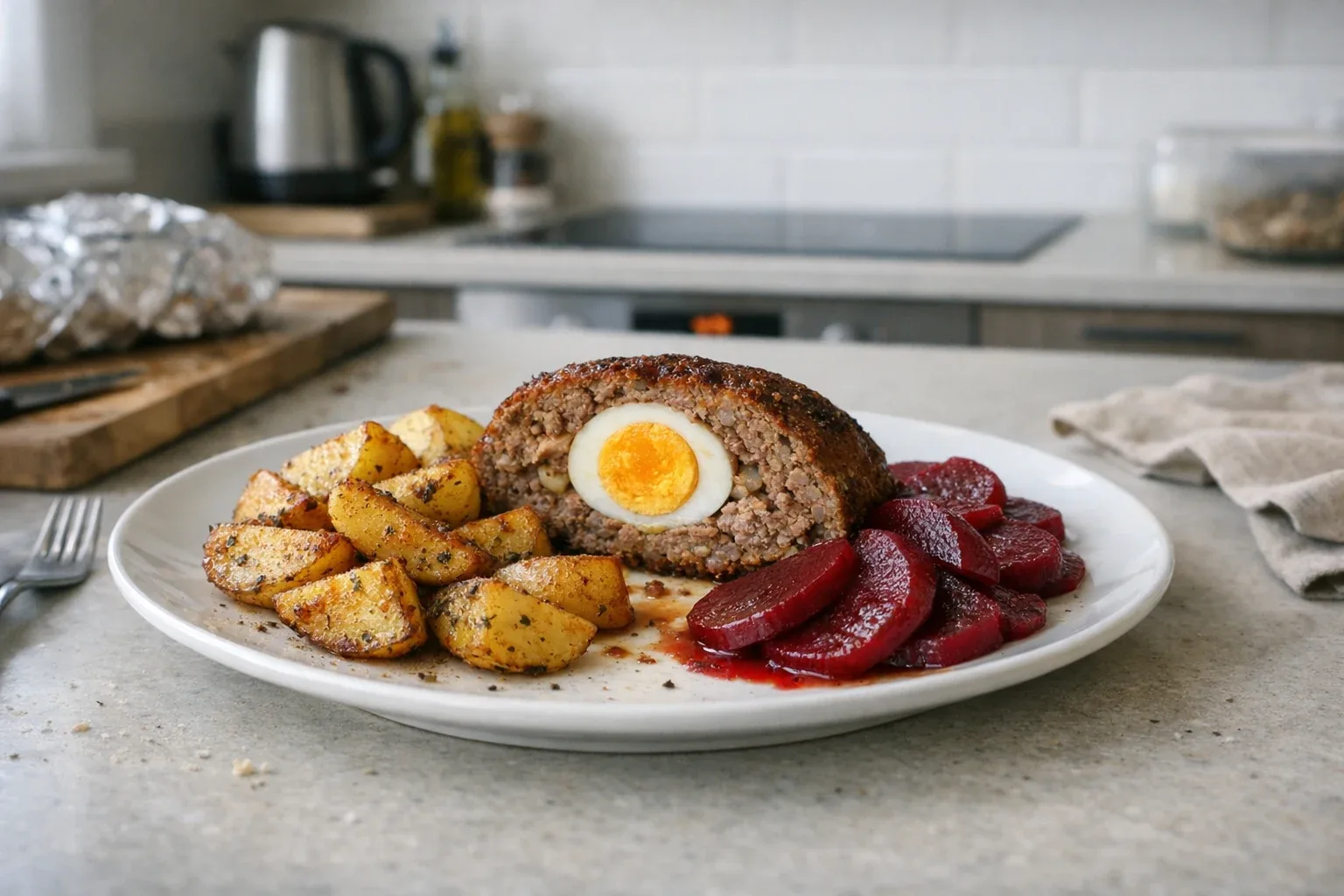 Ruladă clasică din carne tocată