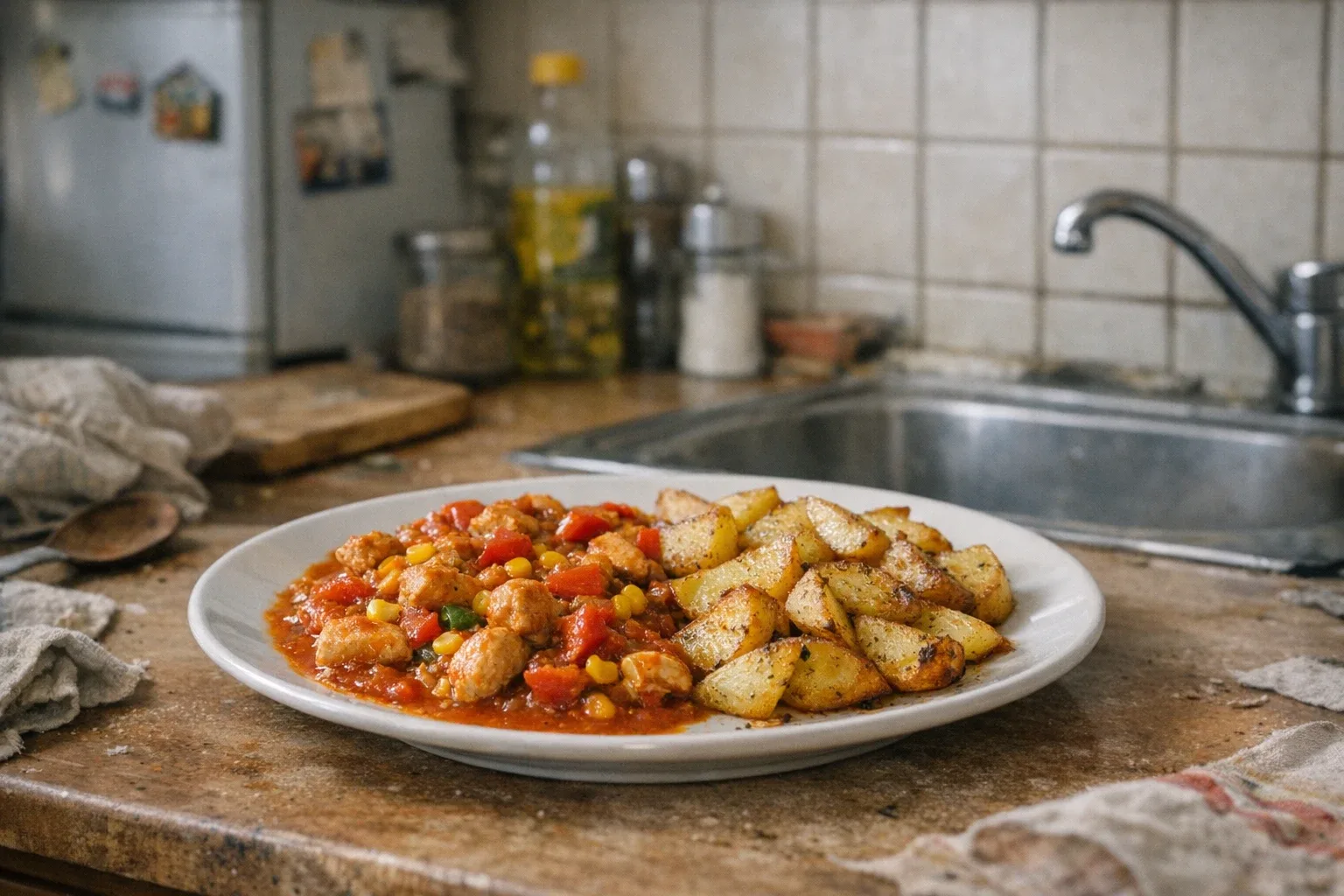 Sote de pui cu legume