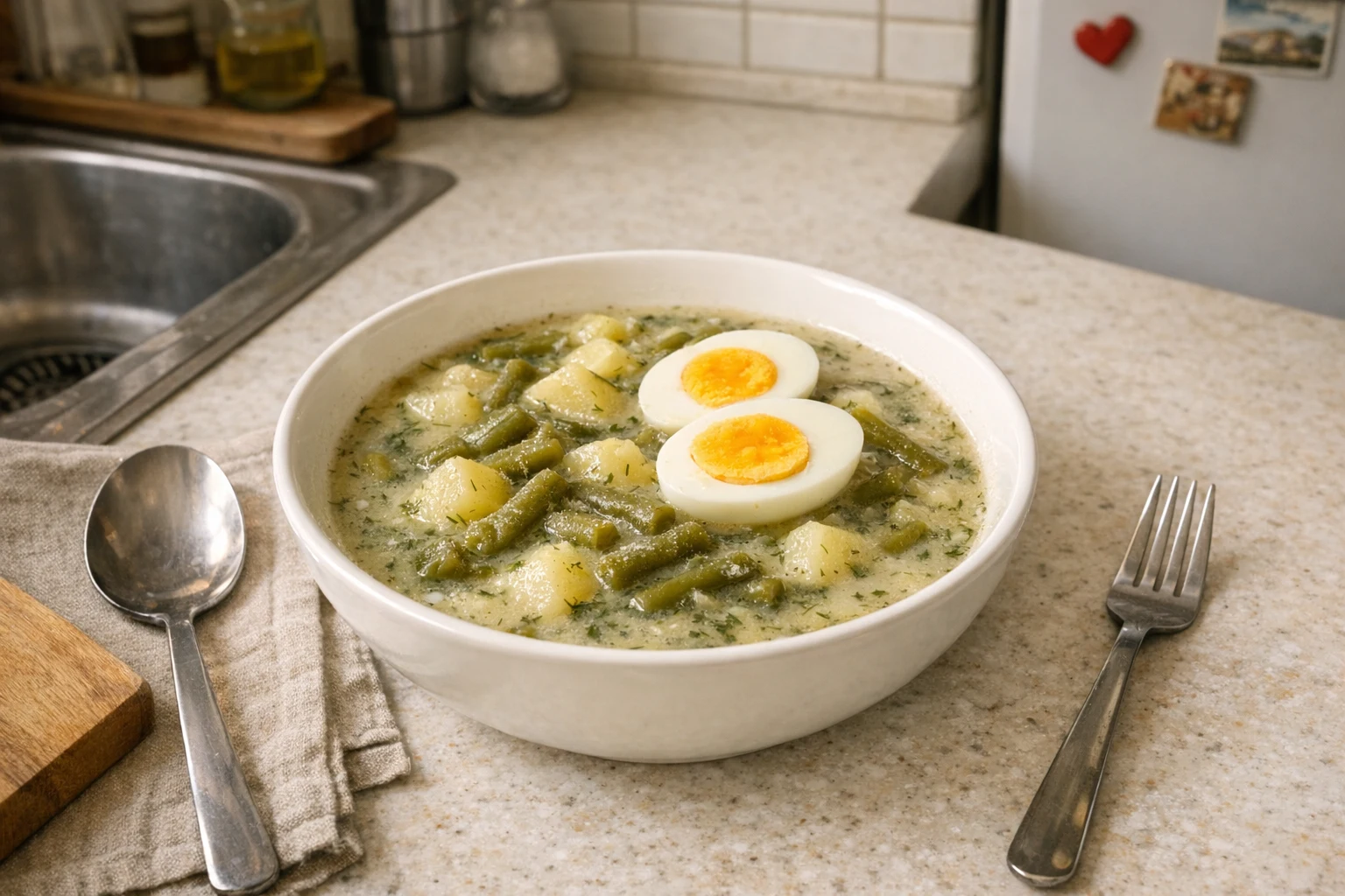 Ciorbă de fasole verde