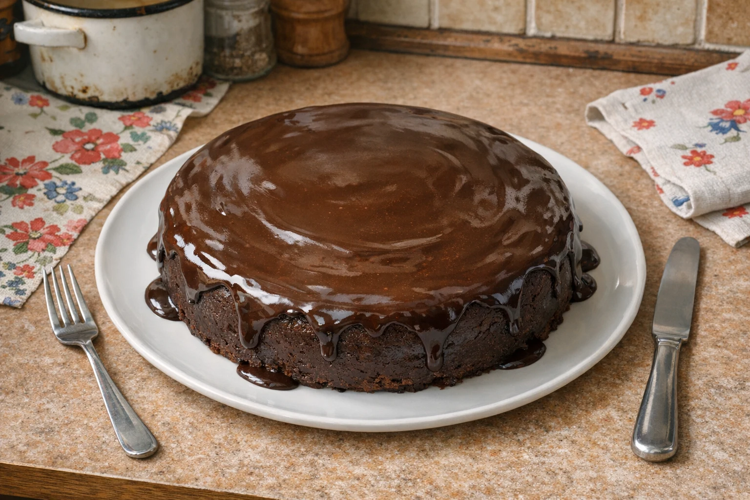 Glazură ganache de ciocolată