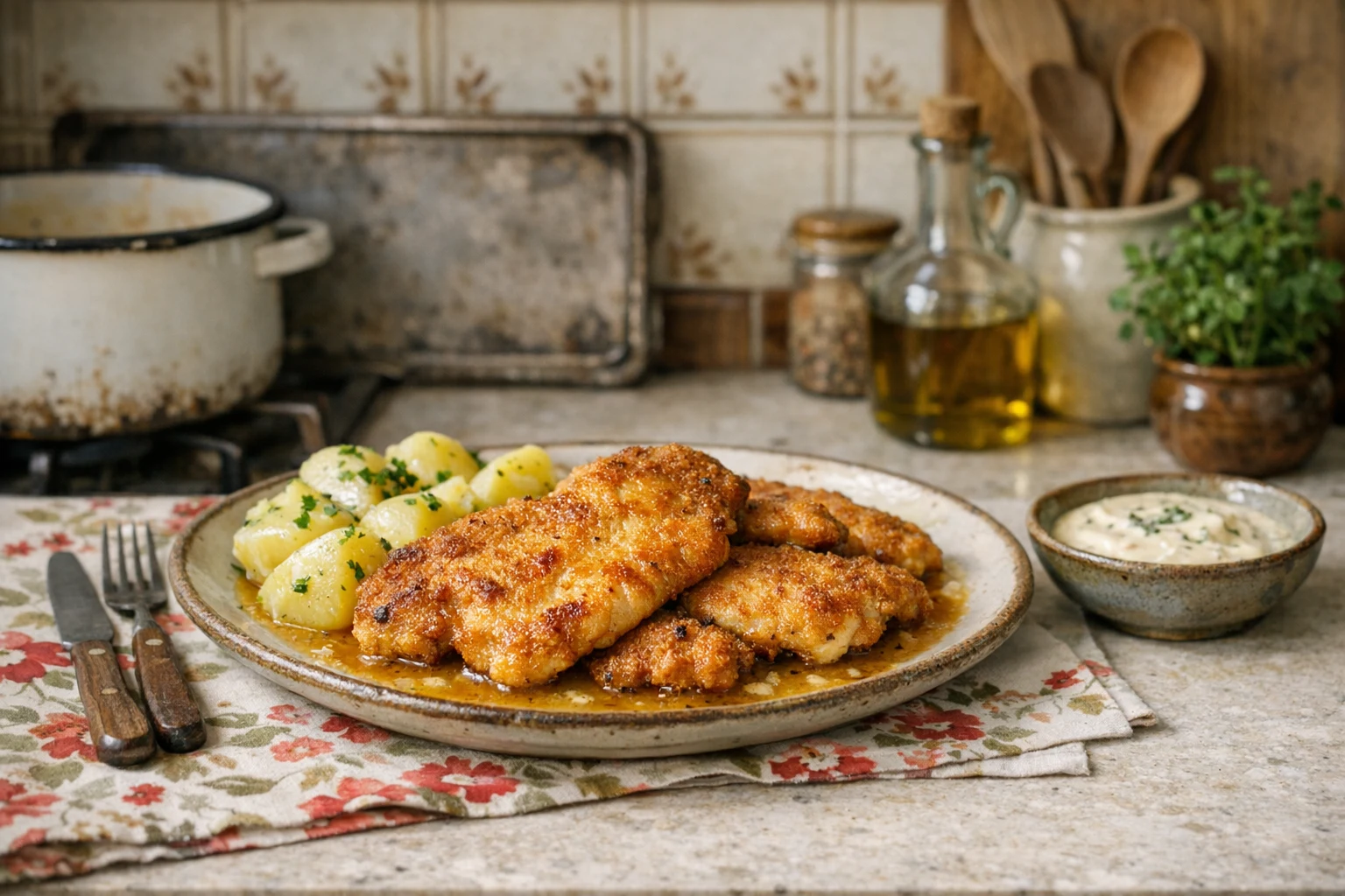 Piept de pui cu smântână fermentată