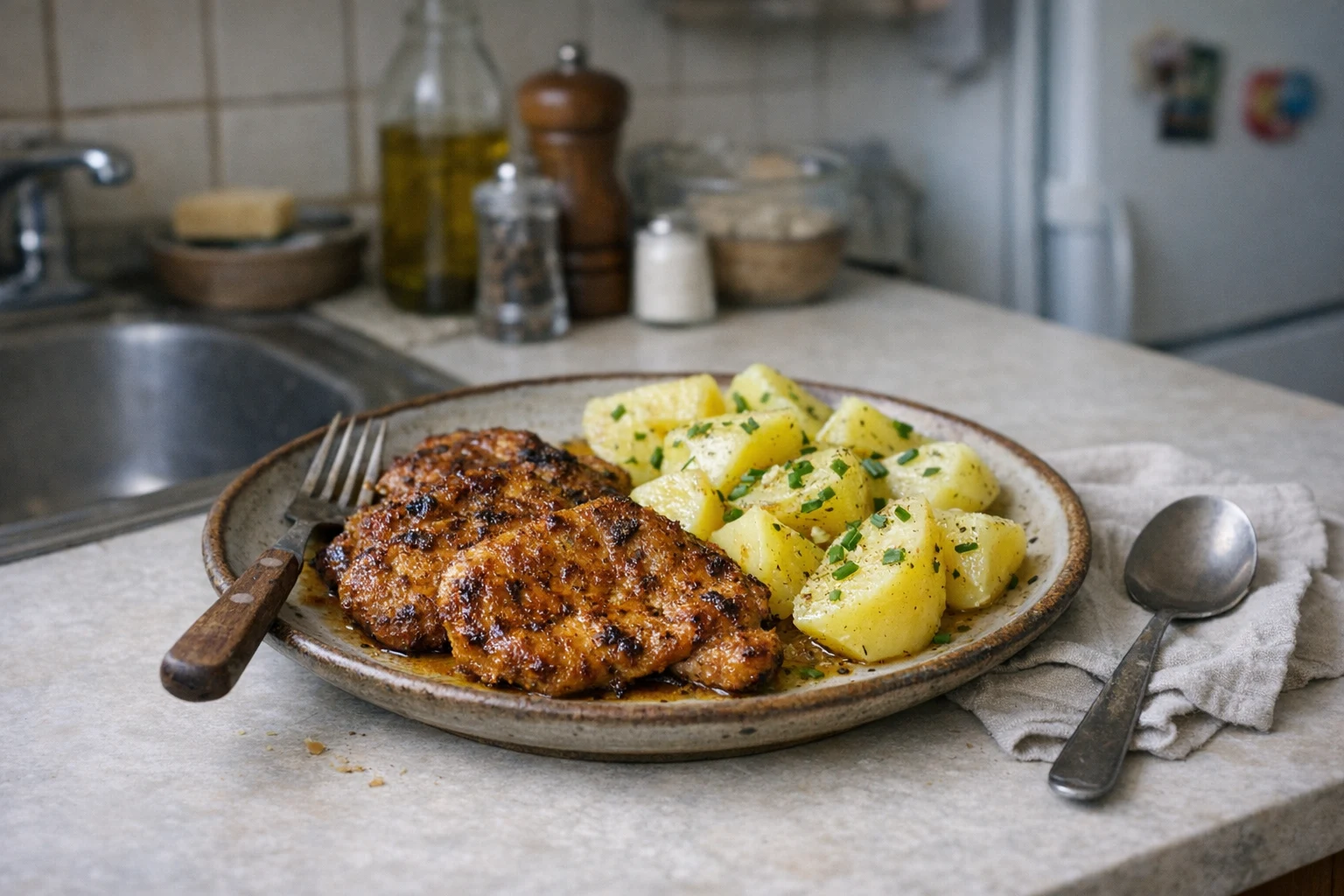 Cotlet de porc marinat