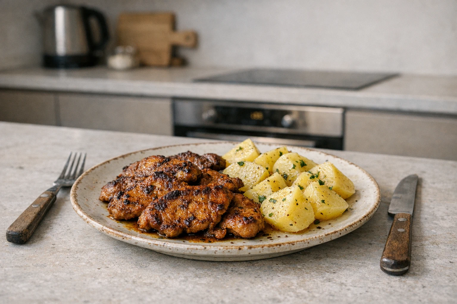 Cotlet de porc marinat