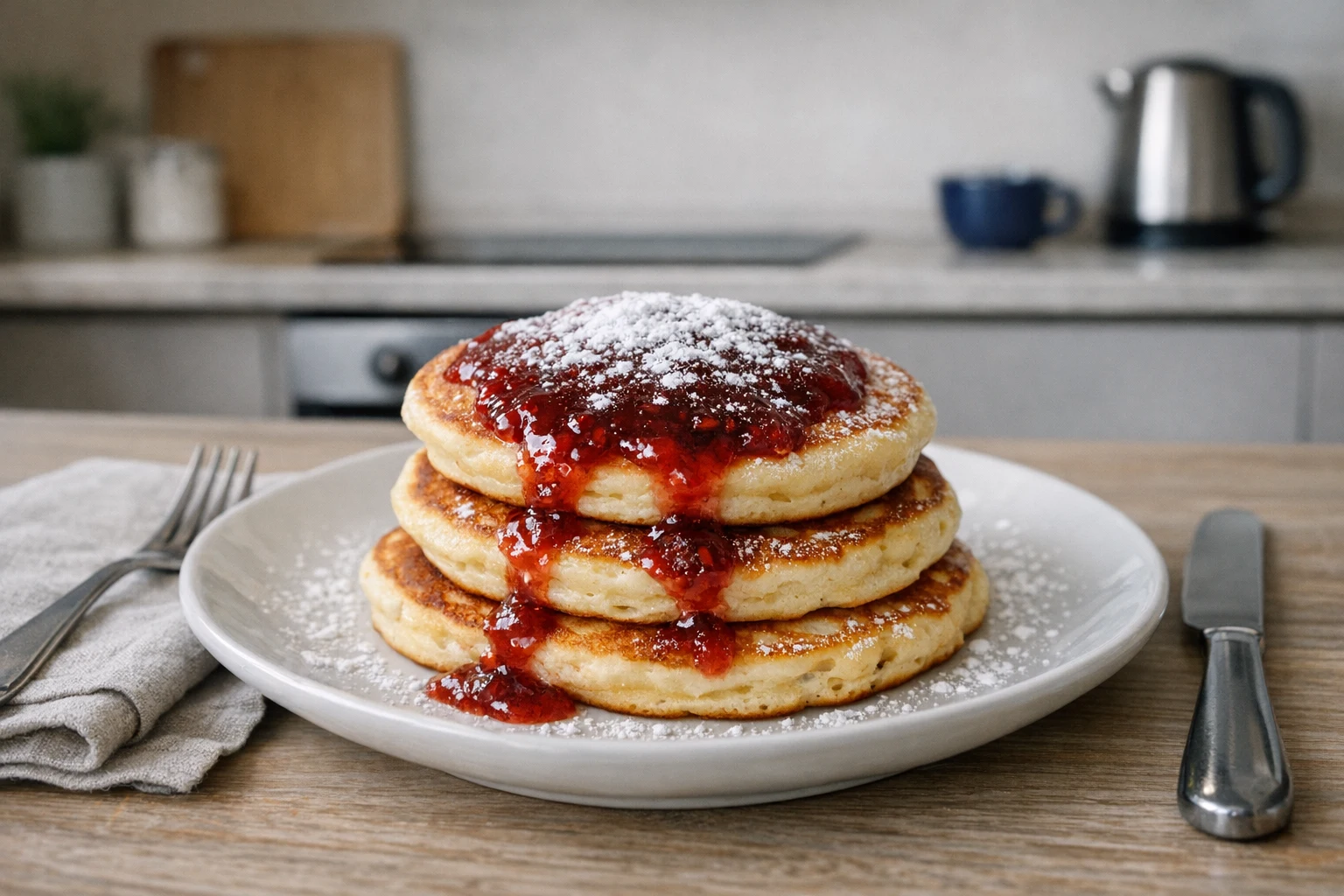 Pancakes fără drojdie
