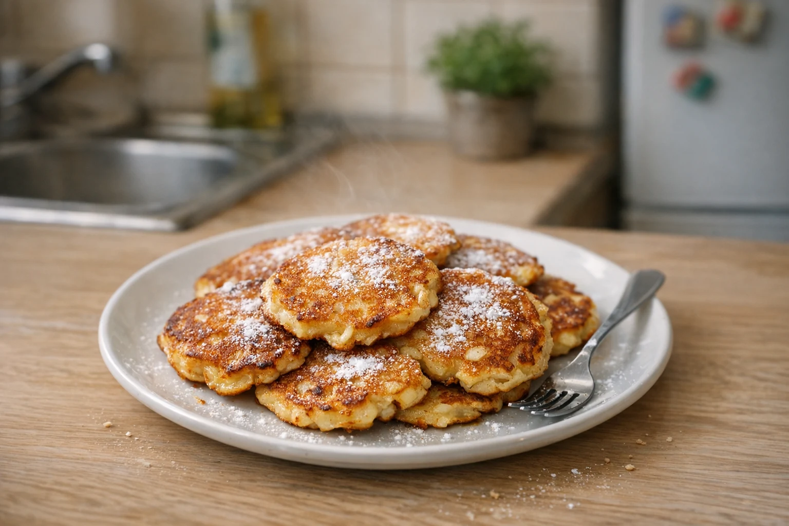 Pancakes cu mere