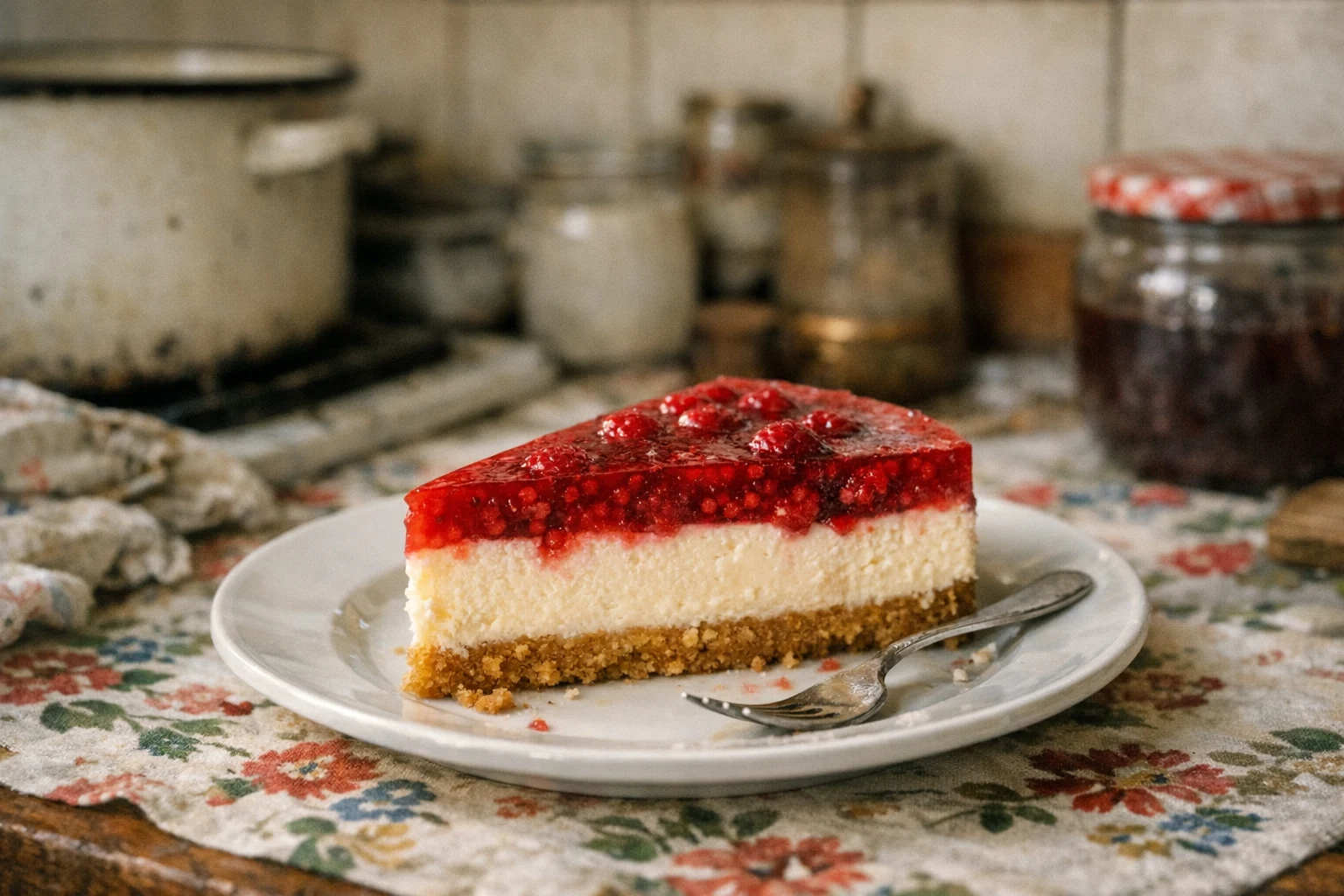 Cheesecake cu zmeură