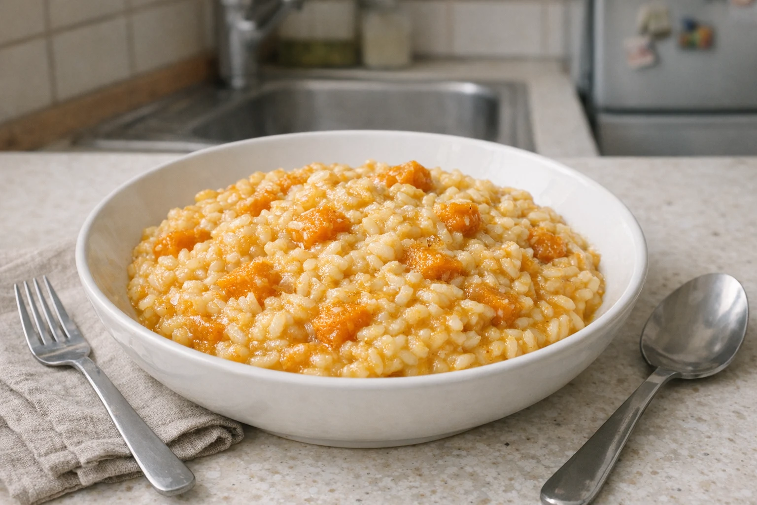 Risotto cremos cu dovleac