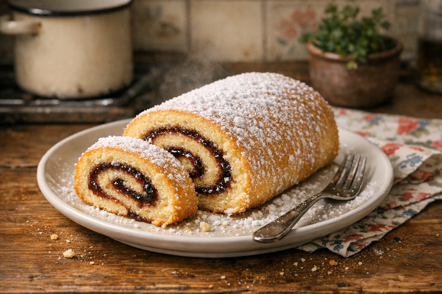 Ruladă de pandișpan