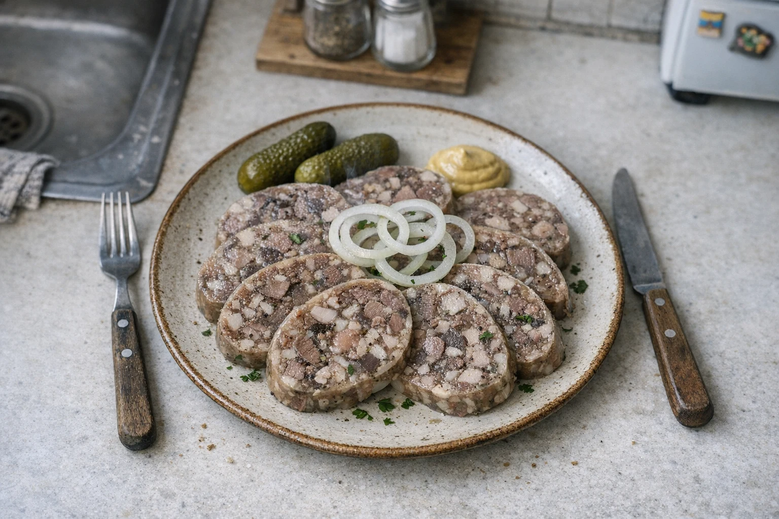 Tobă de casă din carne de porc