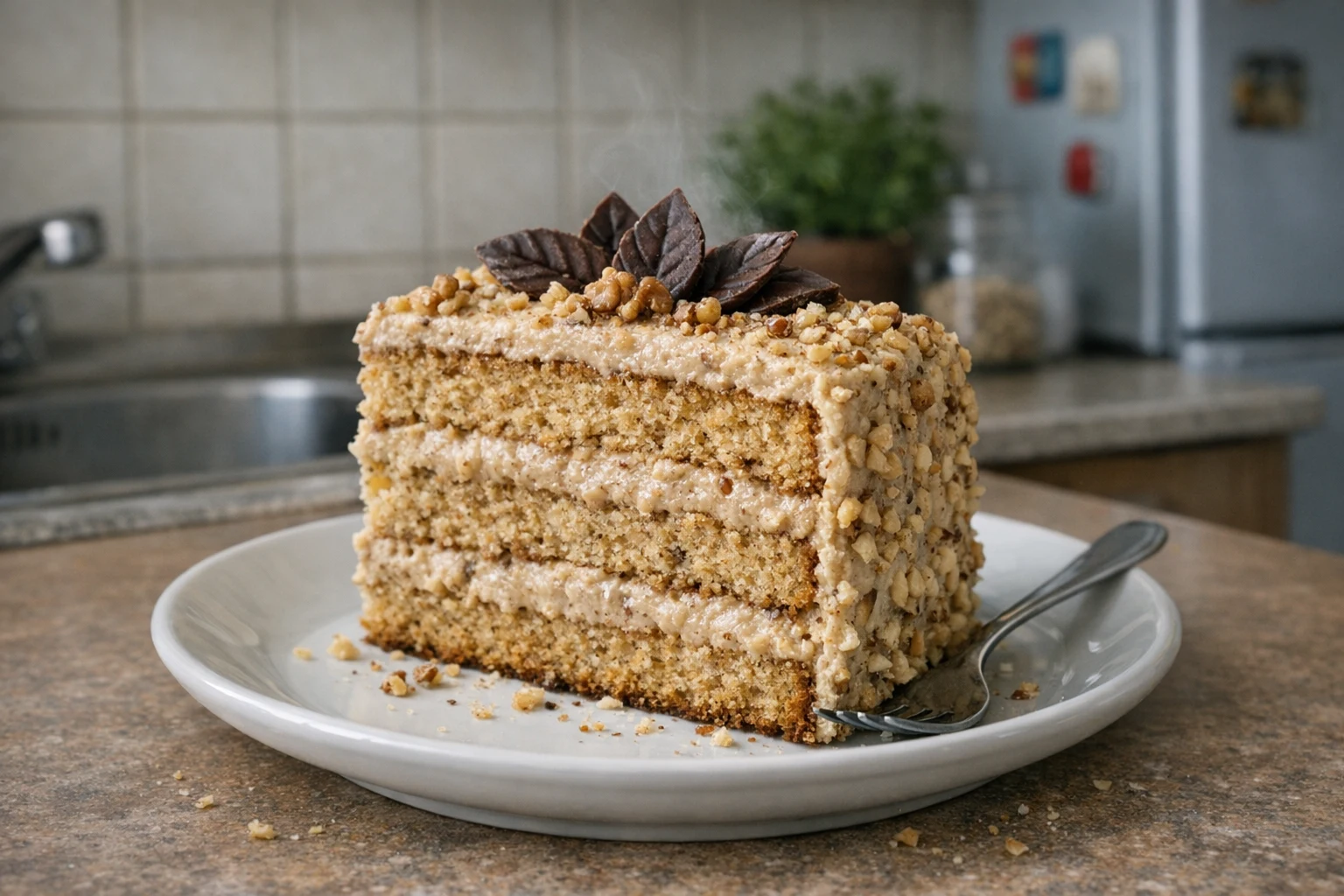 Tort simplu cu nucă